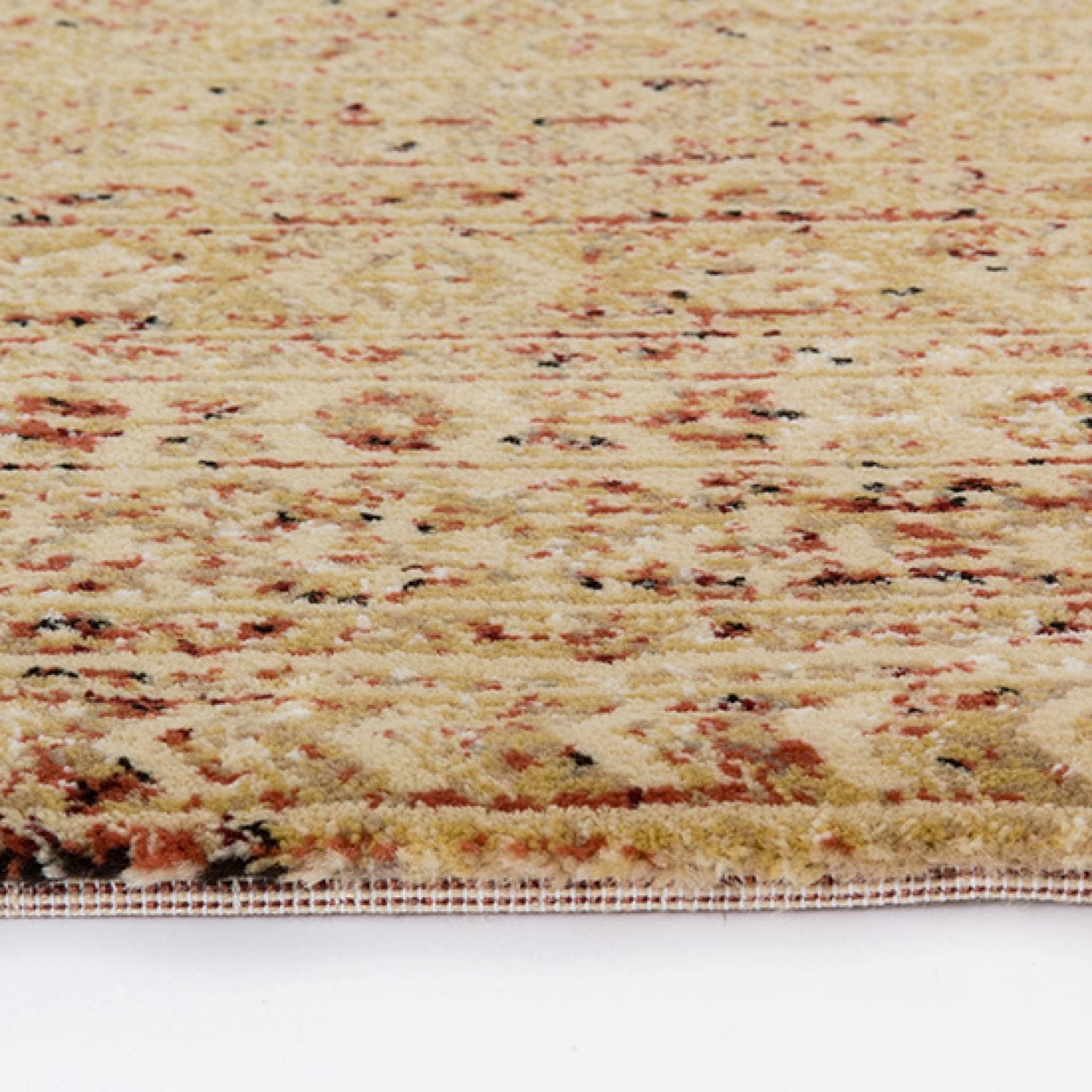Auckland Antique Beige Rug | Soft Distressed Tribal Rug