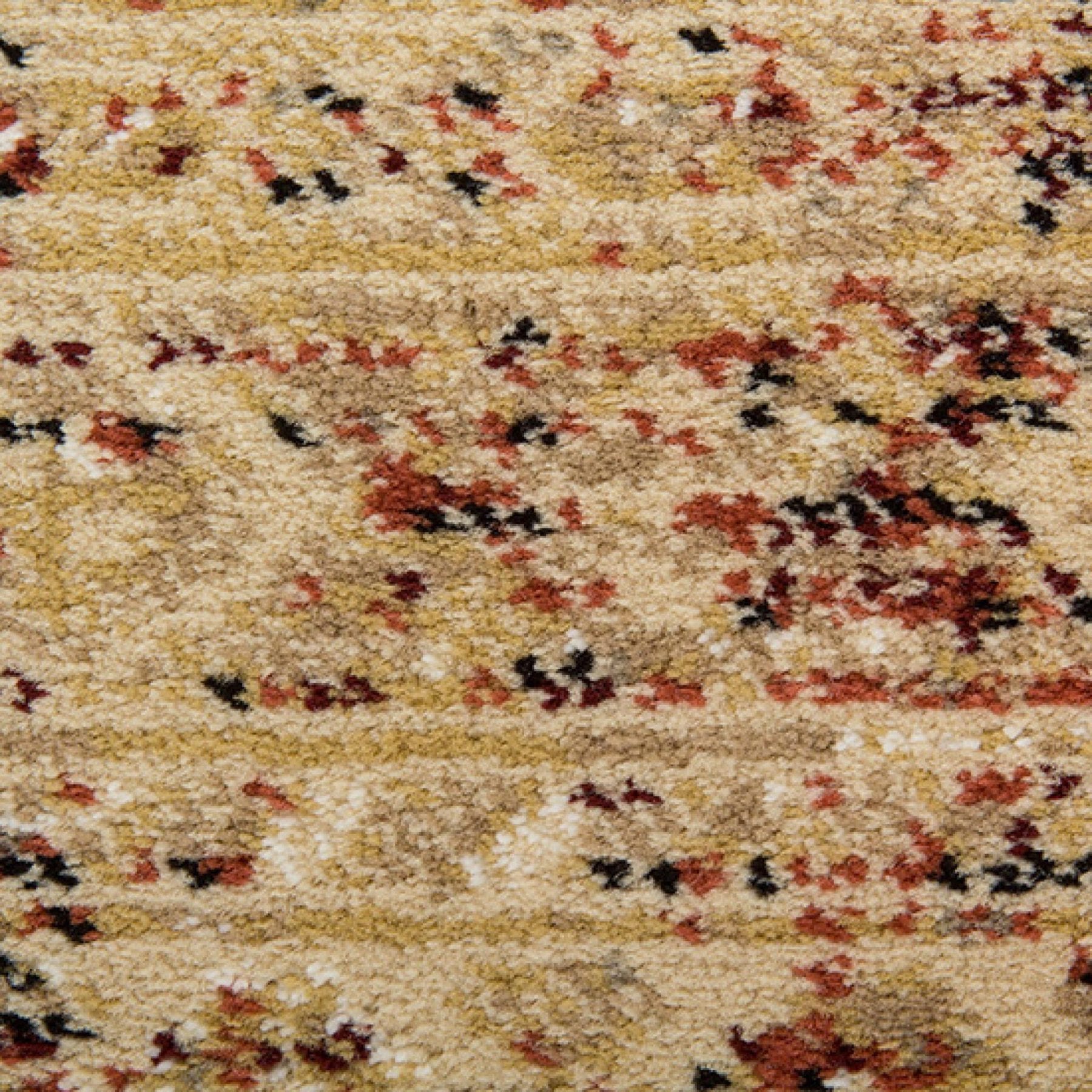 Auckland Antique Beige Rug | Soft Distressed Tribal Rug