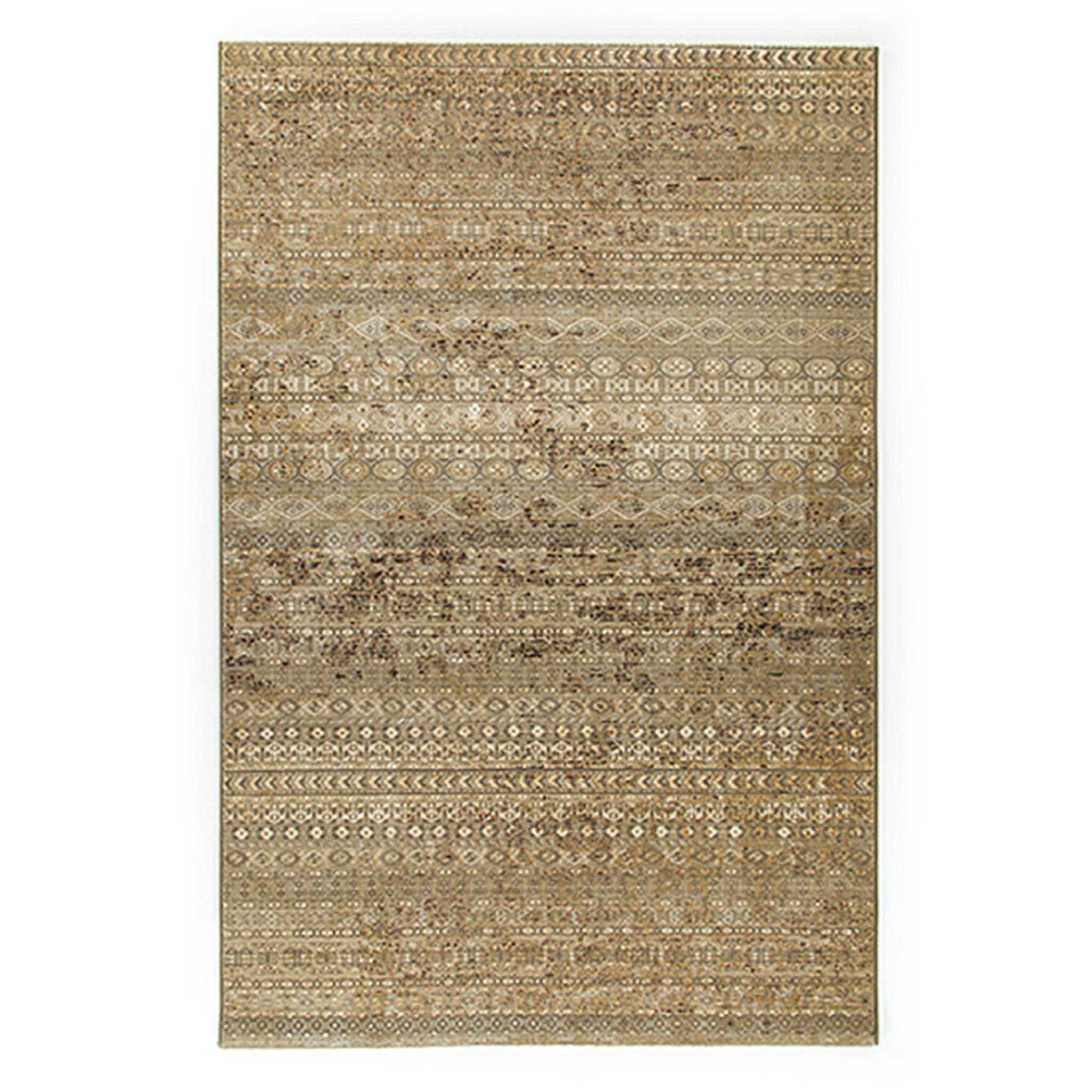 Auckland Antique Green Rug | Soft Distressed Tribal Rug