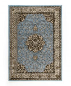 Luxury Hand Carved Blue Persia Rug