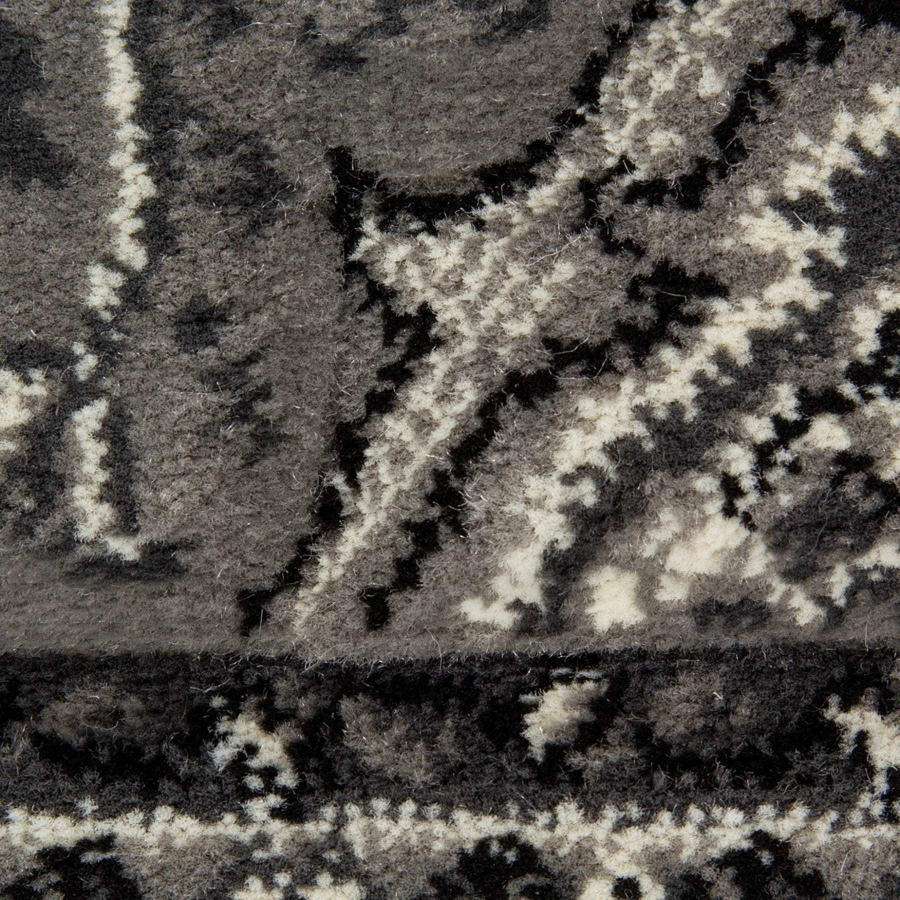 Luxury Hand Carved Grey Persia Rug Hand Carved Rug