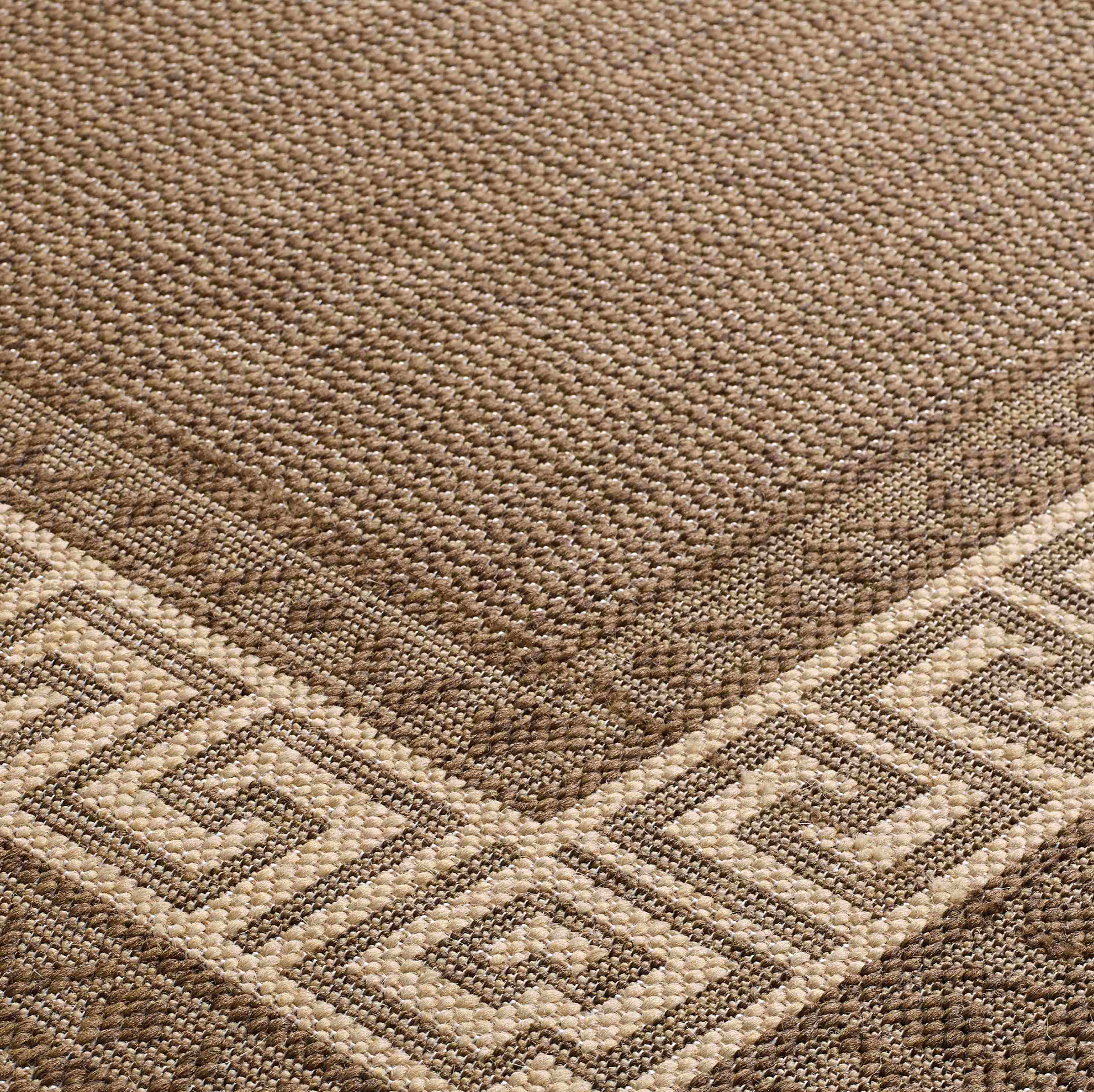 Greek Key Brown Flatweave Rug Greek Design AntiSlip Rug