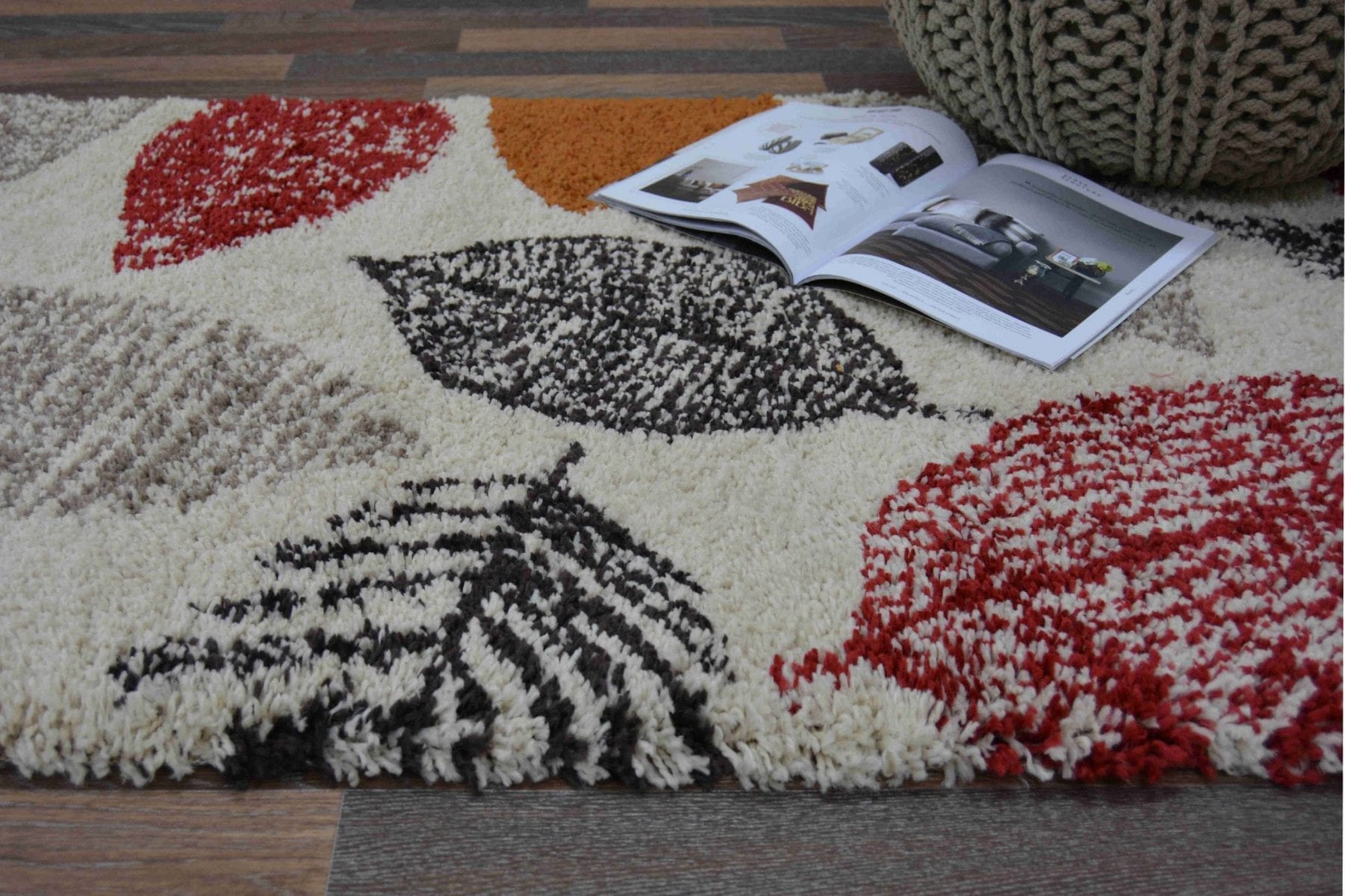 Autumn Leaf Noble Rug | Luxury Soft Shaggy Rug