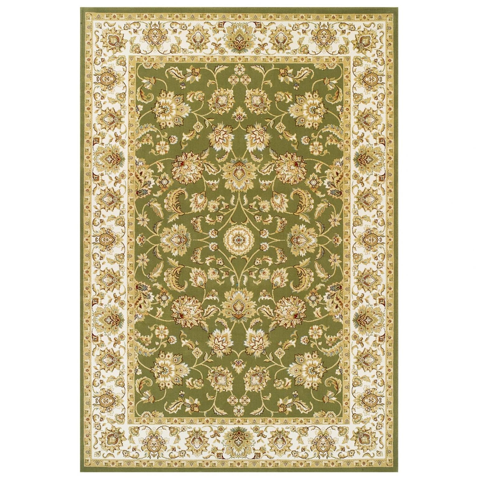Kendra Green Traditional Rug Traditional Design Rug