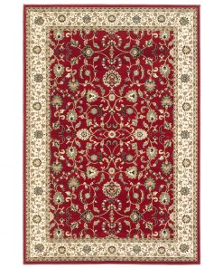 Kendra 137 R Red Traditional Rug
