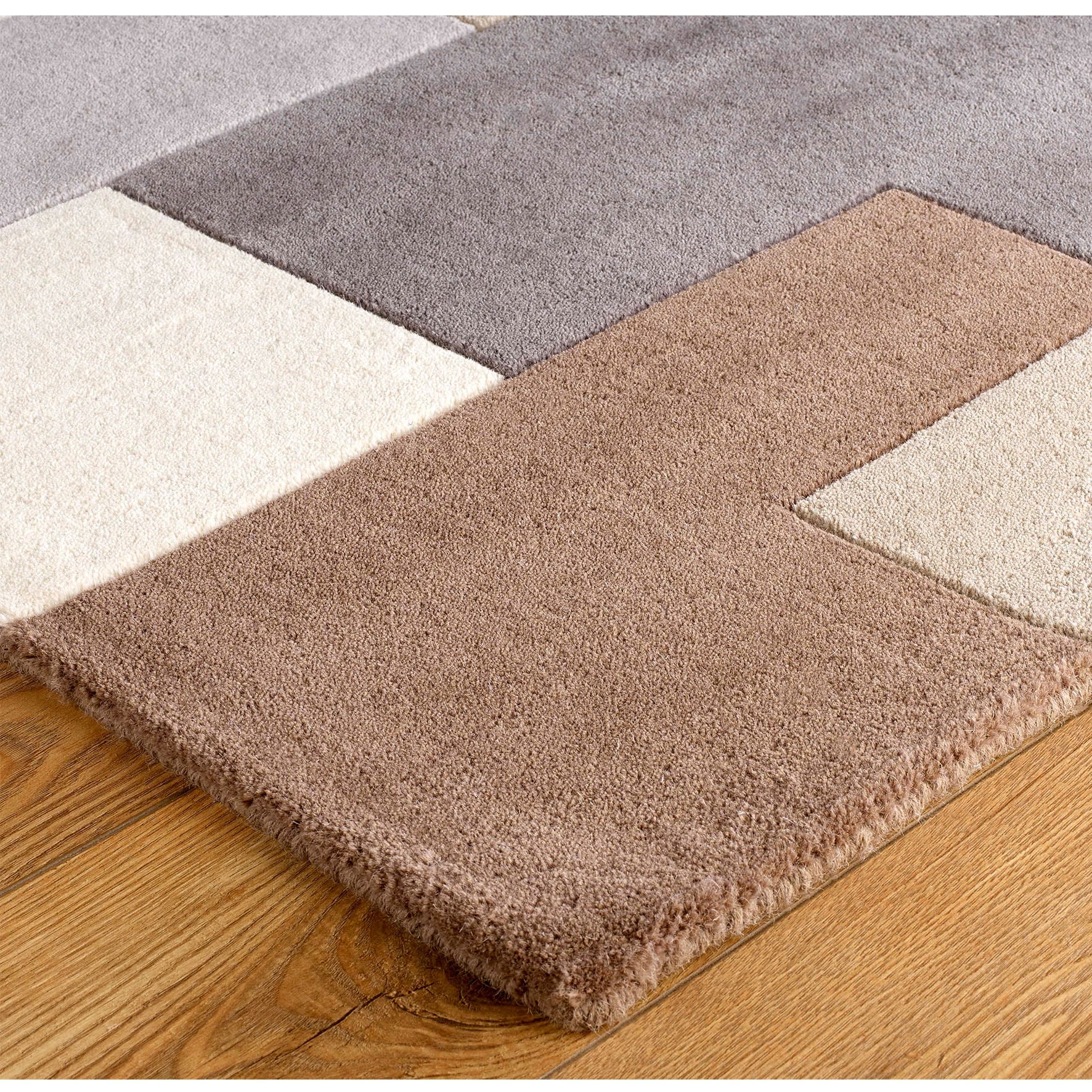 Lexus Neutral Geometric Rug Modern Geometric Rug