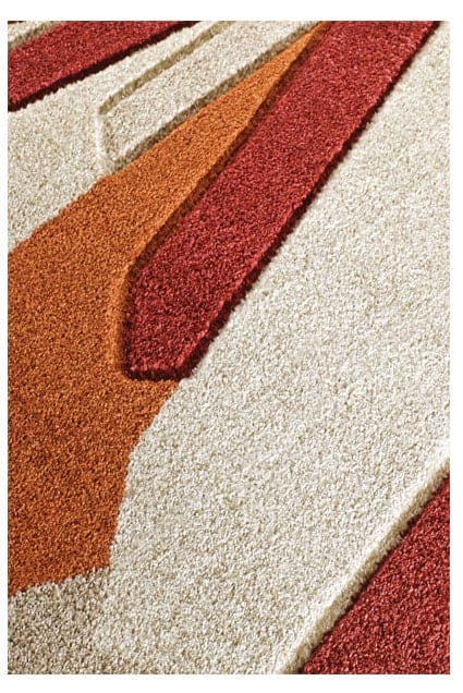 Portland 3337 E Brown Beige Shatter Funky Budget  Rug various sizes and runner 
