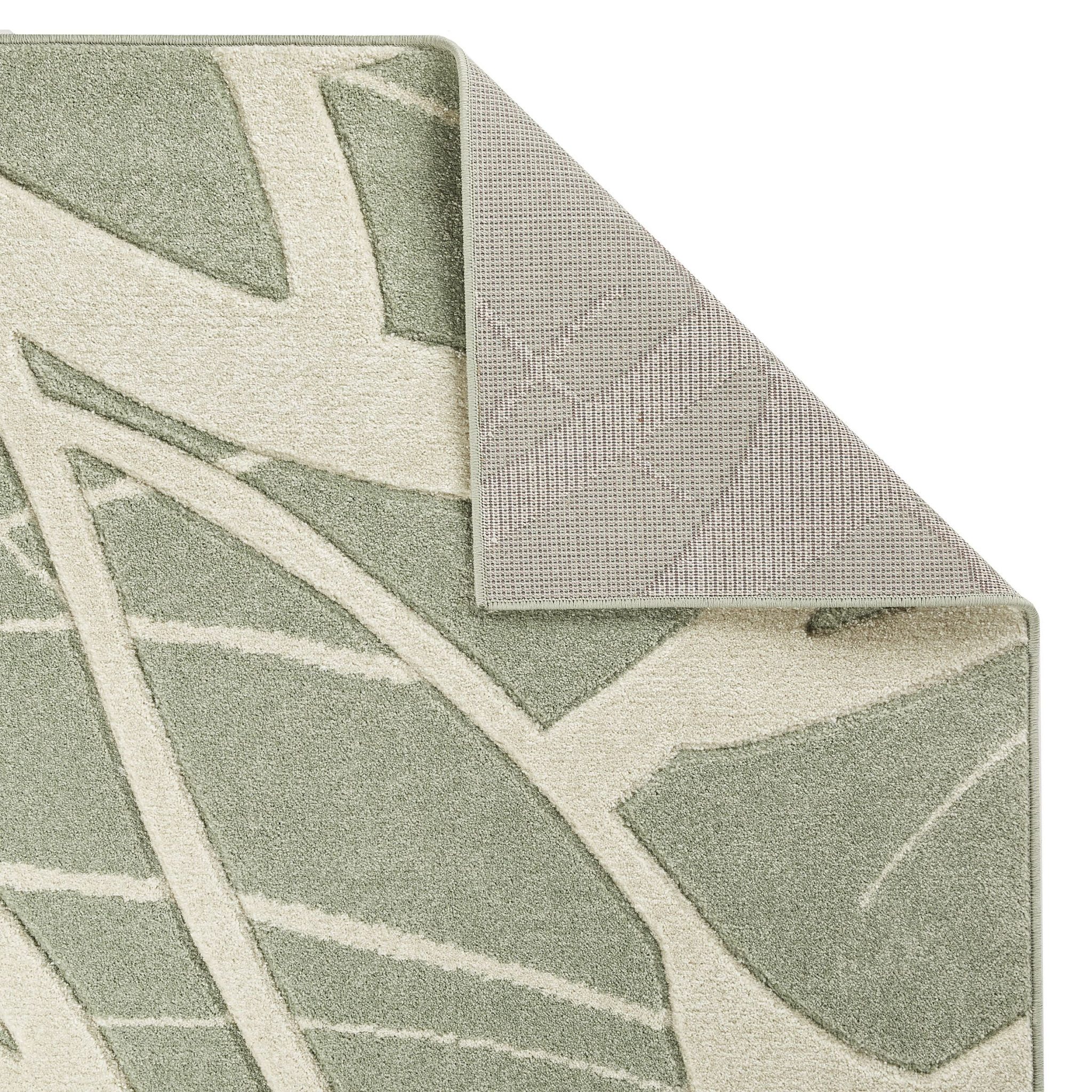 Portland 57 G Green and Cream Rug