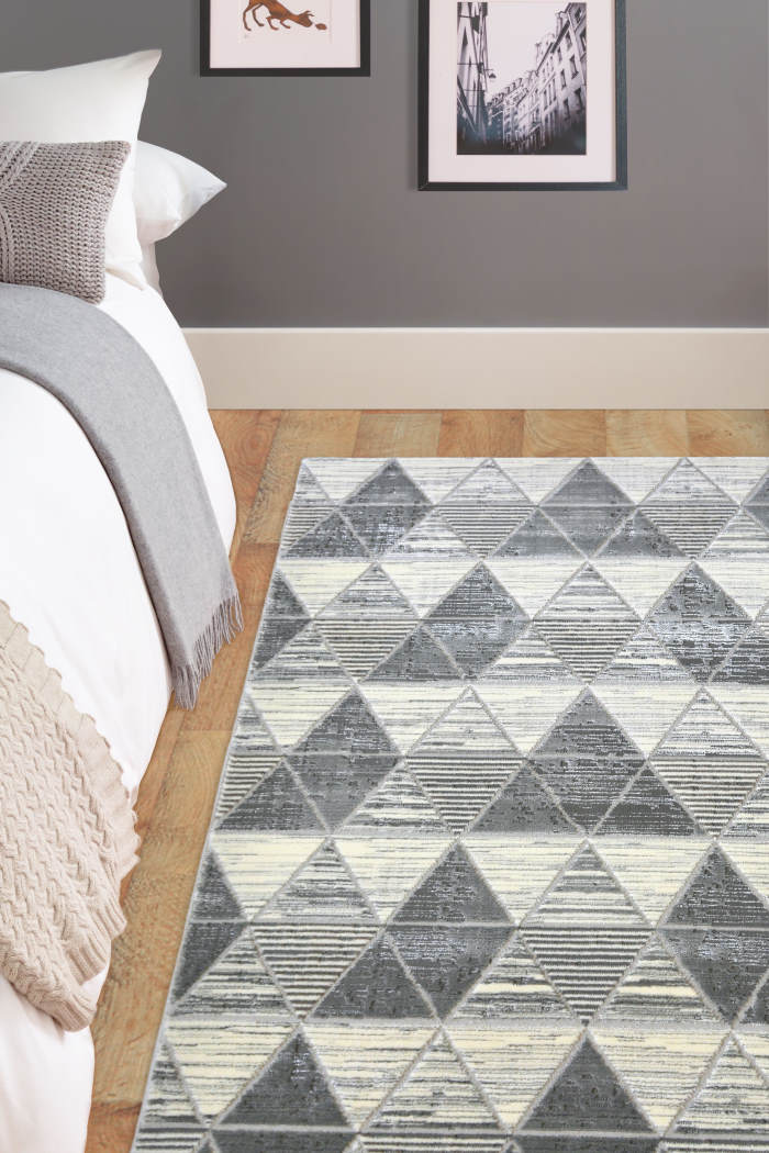 Nova Triangles Rug Luxury Rugs Soft Yarn Rugs