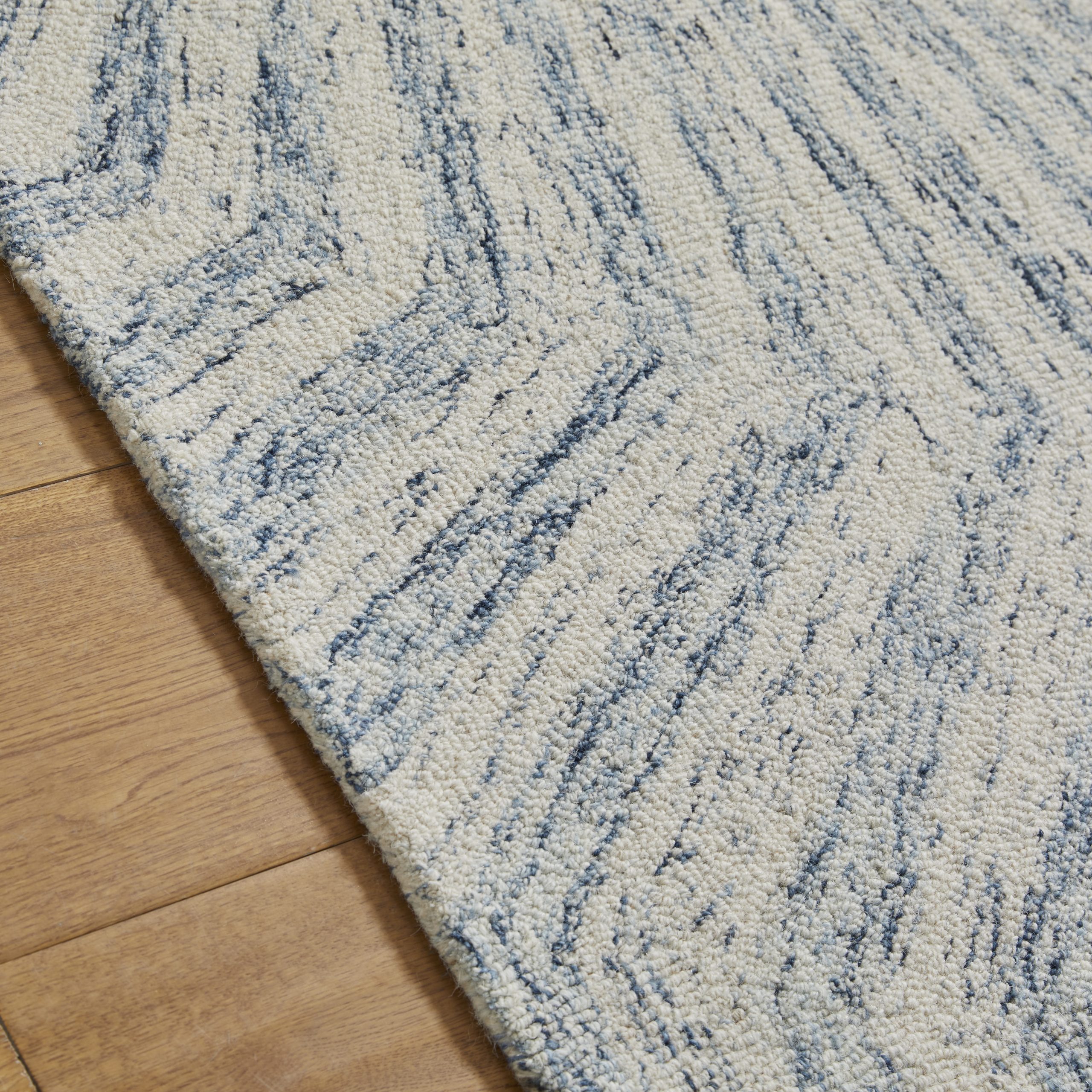 Elements Spiral Wool Hand Loomed Rug | Rug Traders