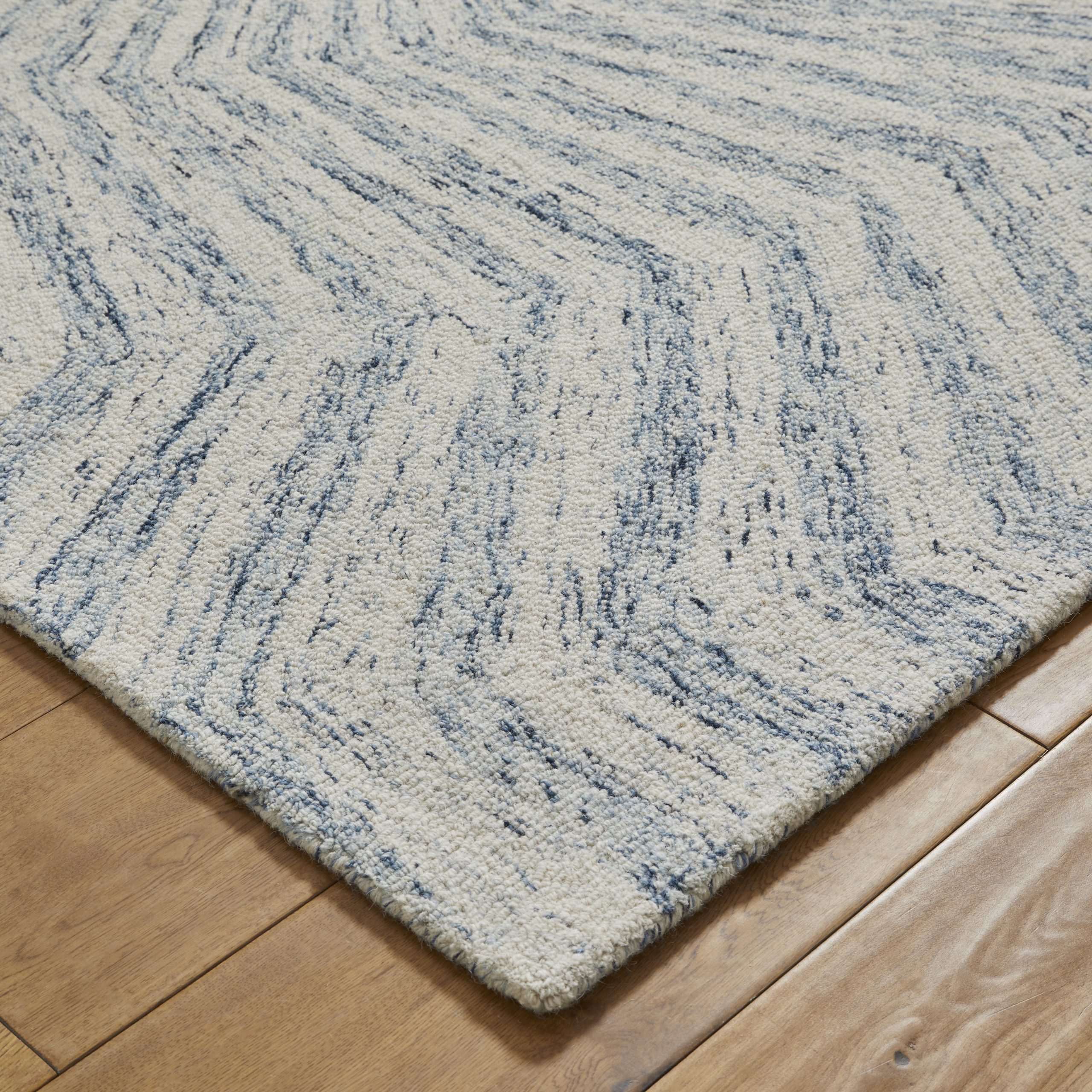 Elements Spiral Wool Hand Loomed Rug | Rug Traders