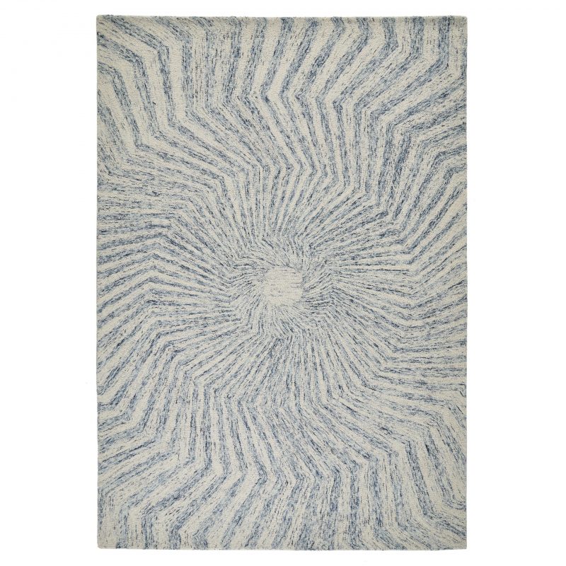 Elements Spiral Wool Hand Loomed Rug | Rug Traders