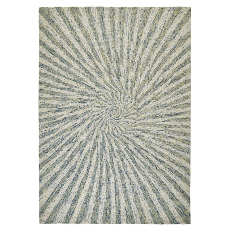 Elements Vortex Wool Hand Loomed Rug | Rug Traders