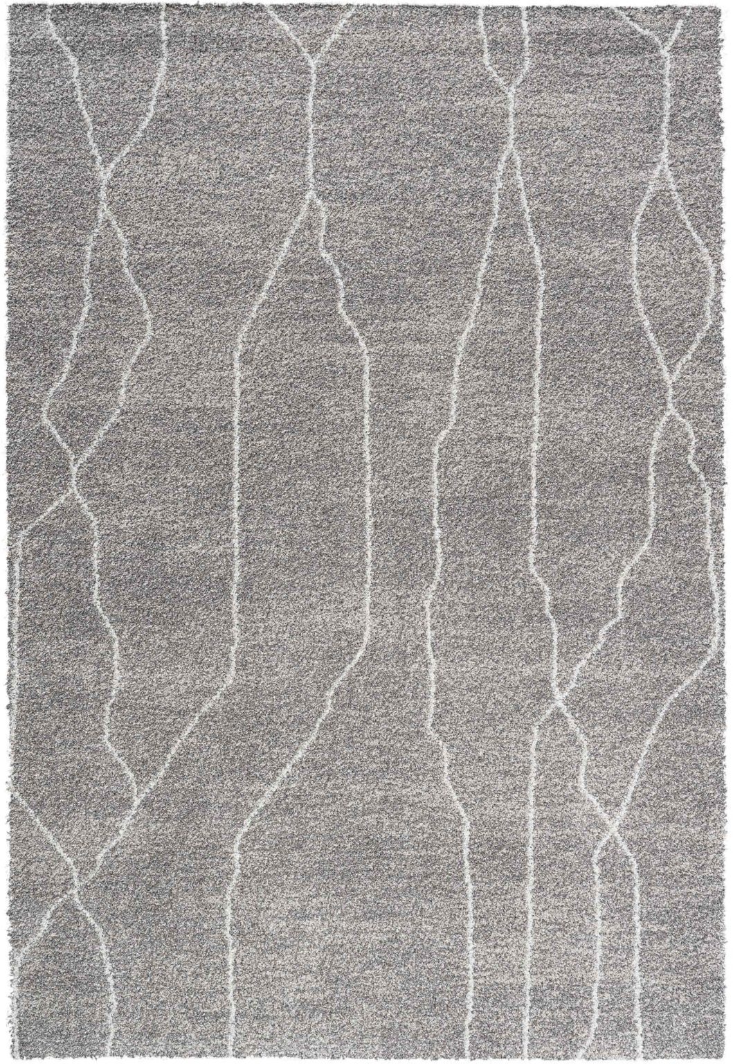 Mehari Soft Grey Rug With a Abstract Design 02303577262